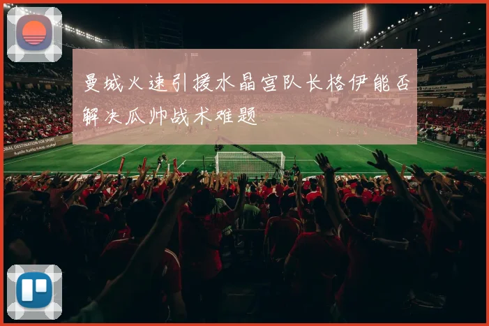 曼城火速引援水晶宫队长格伊能否解决瓜帅战术难题